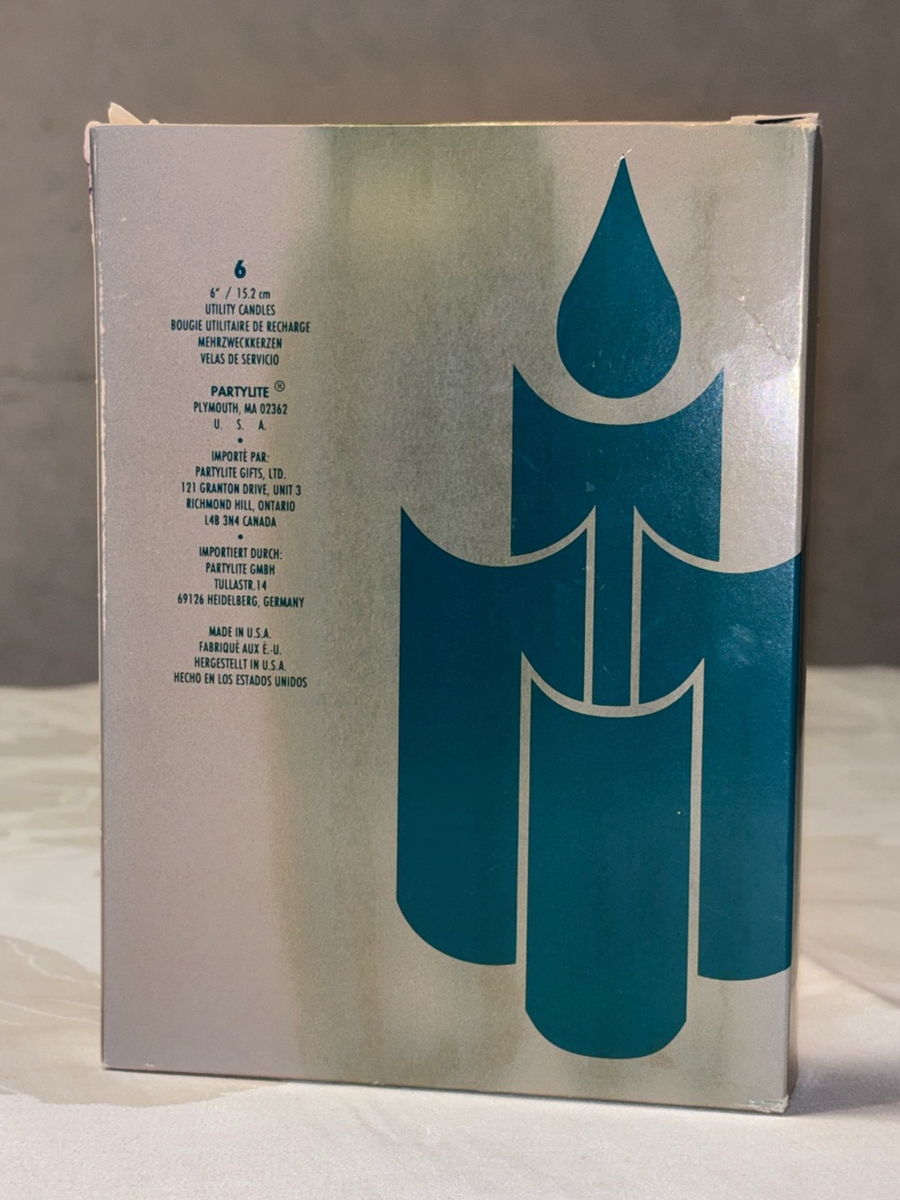 Vintage PartyLite A0211 Spiced Vanilla Utility Candle Refills – Set of 6 - Picture 1 of 13